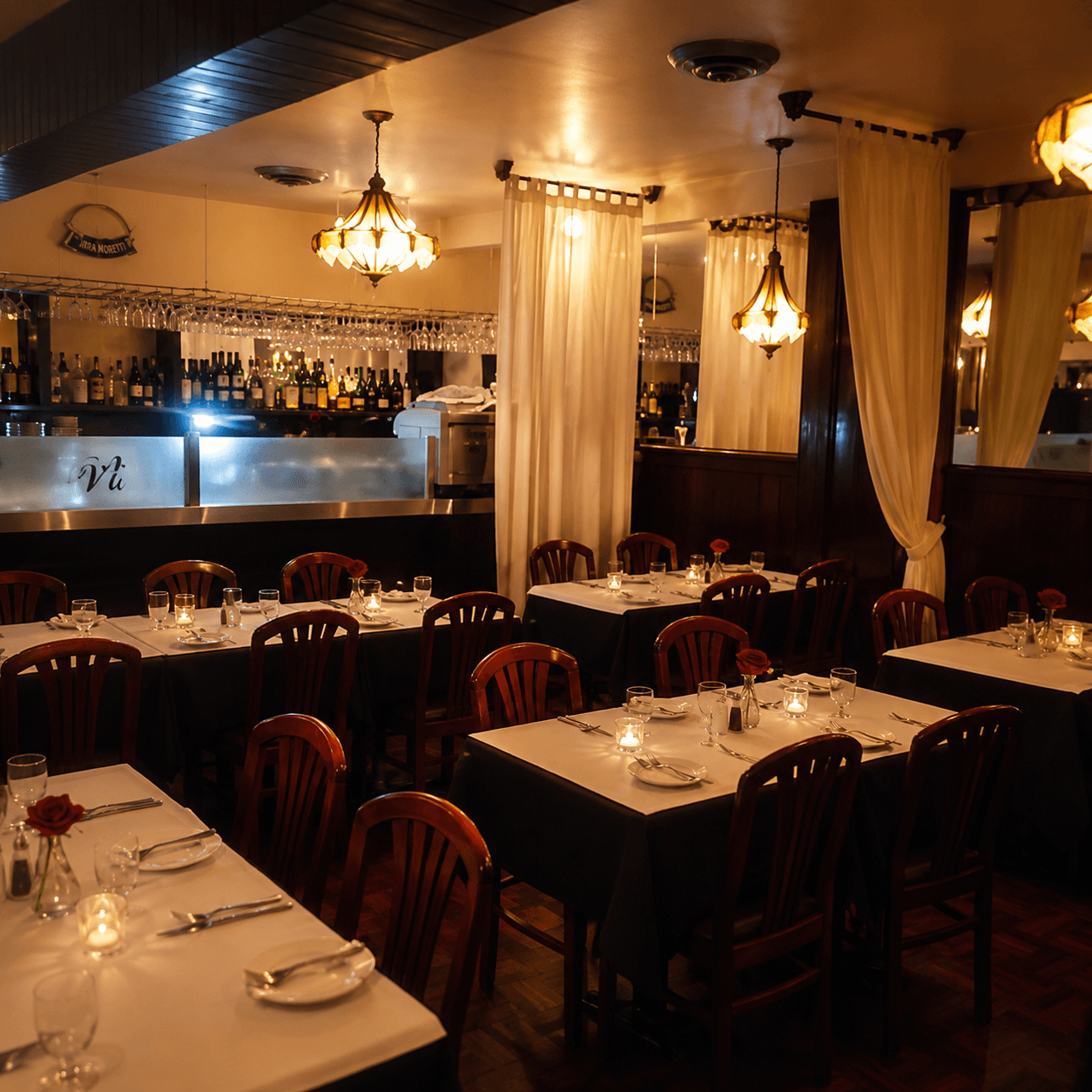 Salle à manger de Via Ristorante